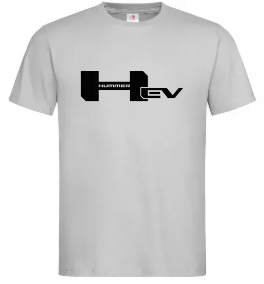 Мужская футболка Hummer EV Серый фото