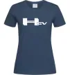 Жіноча футболка Hummer EV Темно-синій фото