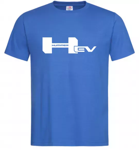 Мужская футболка Hummer EV Ярко-синий фото