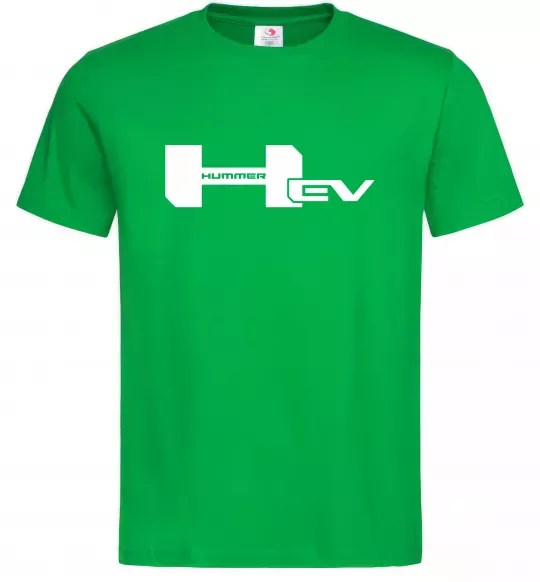Мужская футболка Hummer EV Зеленый фото