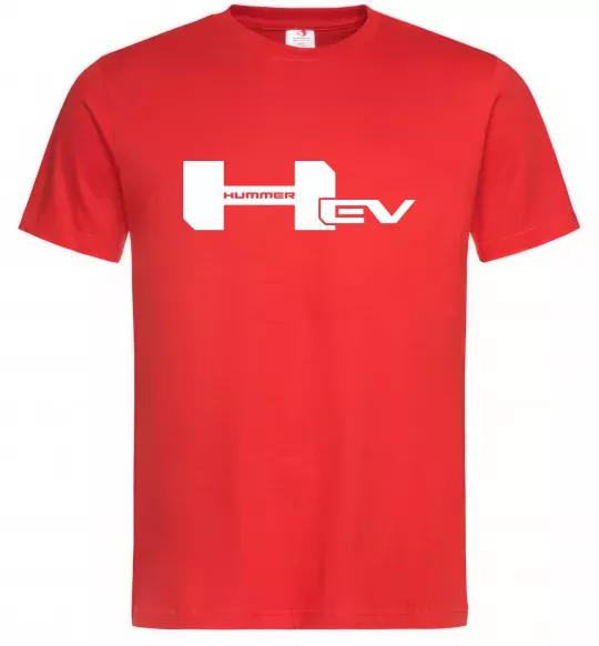 Мужская футболка Hummer EV Красный фото
