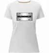 Жіноча преміум футболка Hummer grey Білий фото