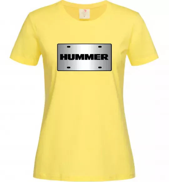 Жіноча футболка Hummer grey Лимонний фото