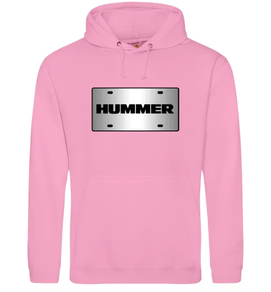 Чоловіча толстовка (худі) Hummer grey Рожевий фото