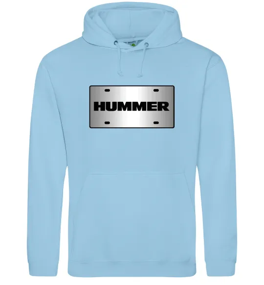 Чоловіча толстовка (худі) Hummer grey Блакитний фото