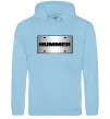 Женская толстовка (худи) Hummer grey Голубой фото