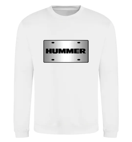 Світшот Hummer grey Білий фото