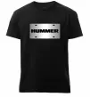 Чоловіча преміум футболка Hummer grey Чорний фото