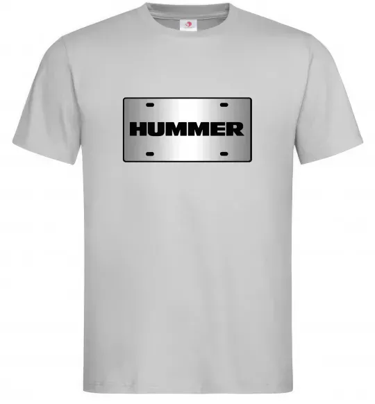 Чоловіча футболка Hummer grey Сірий фото
