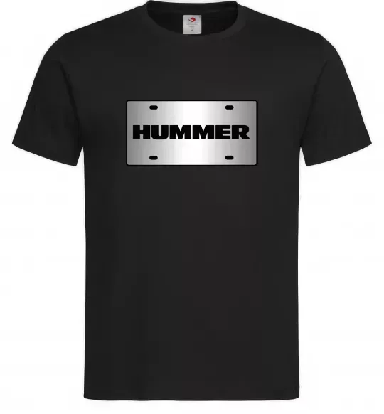 Чоловіча футболка Hummer grey Чорний фото
