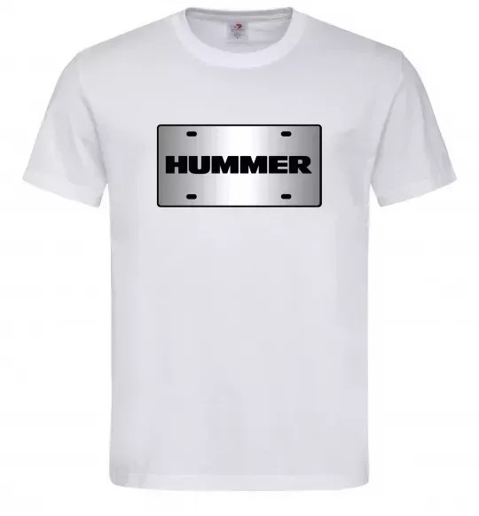 Чоловіча футболка Hummer grey Білий фото