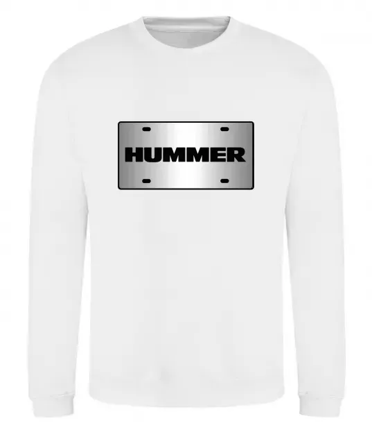 Світшот Hummer grey Білий фото