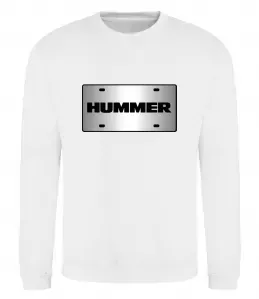 Свитшот Hummer grey Белый фото