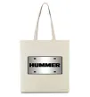 Эко-сумка Hummer grey Бежевый фото