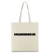 Еко-сумка Hummer напис Бежевий Еко-сумка Hummer напис Бежевий фото