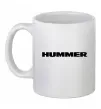Чашка керамическая Hummer напис Белый фото