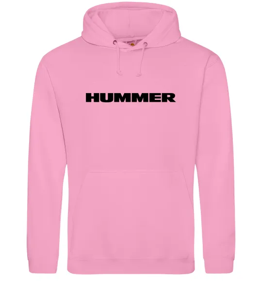 Женская толстовка (худи) Hummer напис Розовый фото