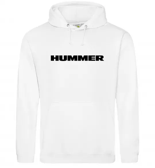 Жіноча толстовка (худі) Hummer напис Білий фото