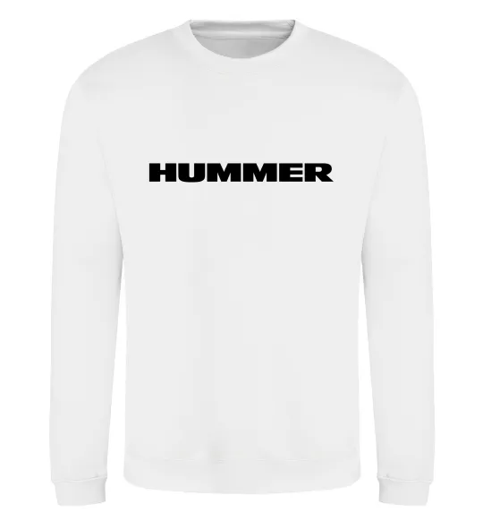 Світшот Hummer напис Білий фото