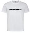 Мужская футболка Hummer напис Белый фото
