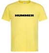 Мужская футболка Hummer напис Лимонный фото