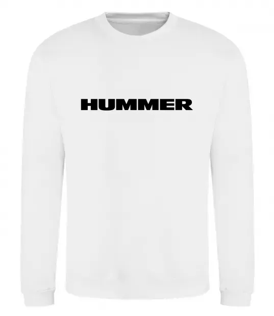 Світшот Hummer напис Білий фото