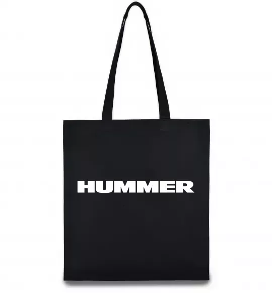 Еко-сумка Hummer напис Чорний фото