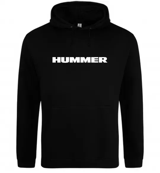 Жіноча толстовка (худі) Hummer напис Чорний фото