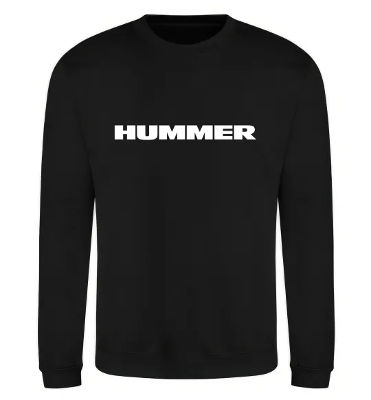 Світшот Hummer напис Чорний фото