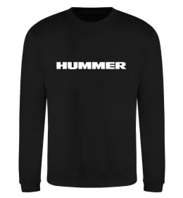 Свитшот Hummer напис Черный фото