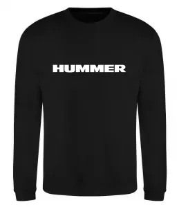 Свитшот Hummer напис Черный фото