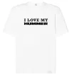 Футболка Оверсайз I love my Hummer Белый фото