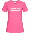 Жіноча футболка I love my Hummer Яскраво-рожевий Жіноча футболка I love my Hummer Яскраво-рожевий фото