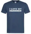 Чоловіча футболка I love my Hummer Темно-синій фото