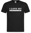 Чоловіча футболка I love my Hummer Чорний фото
