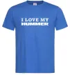 Чоловіча футболка I love my Hummer Яскраво-синій фото