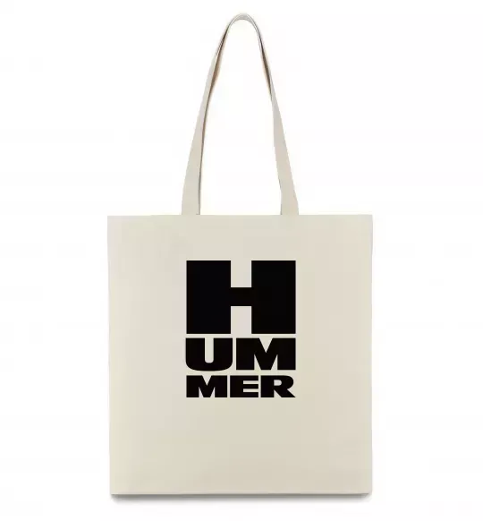 Эко-сумка Hummer квадрат Бежевый фото
