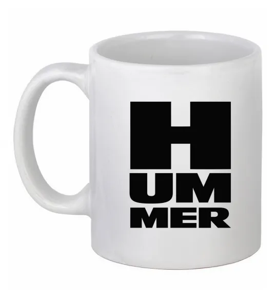 Чашка керамическая Hummer квадрат Белый фото
