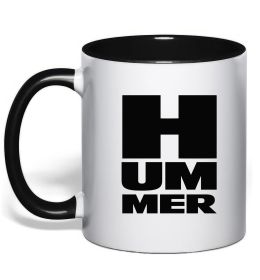 Чашка з кольоровою ручкою Hummer квадрат Чашка з кольоровою ручкою Hummer квадрат