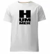 Мужская премиум футболка Hummer квадрат Белый фото