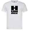 Мужская футболка Hummer квадрат Белый фото