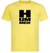 Мужская футболка Hummer квадрат Лимонный фото