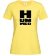 Жіноча футболка Hummer квадрат Лимонний Жіноча футболка Hummer квадрат Лимонний фото