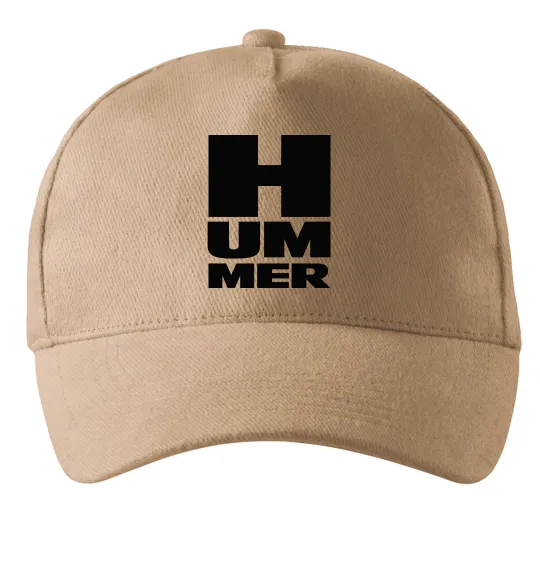 Кепка Hummer квадрат Песочный фото