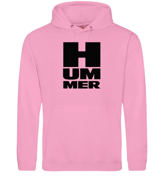 Женская толстовка (худи) Hummer квадрат Розовый фото