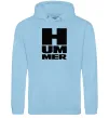 Женская толстовка (худи) Hummer квадрат Голубой фото