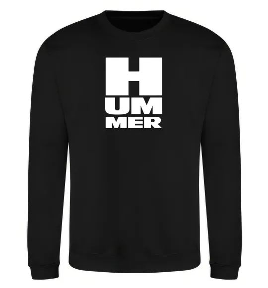 Світшот Hummer квадрат Чорний фото