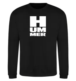 Свитшот Hummer квадрат Черный фото