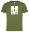 Мужская футболка Hummer квадрат Оливковый фото