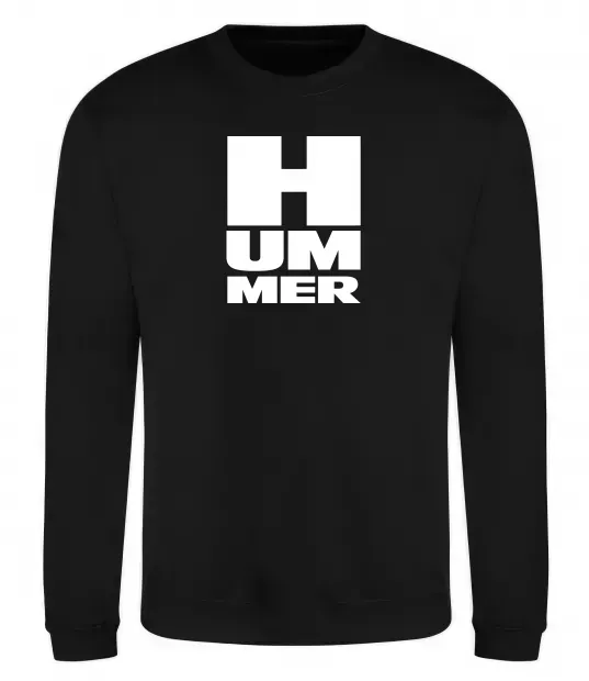 Свитшот Hummer квадрат Черный фото
